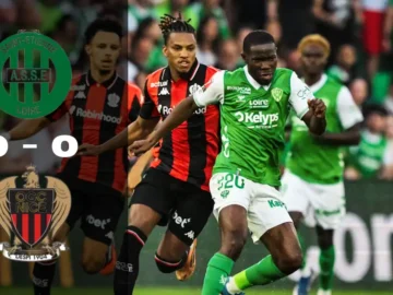 Kanté domine le milieu lors du nul entre Saint-Étienne et Nice en qualification Ligue 1.
