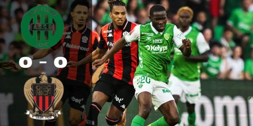 Kanté domine le milieu lors du nul entre Saint-Étienne et Nice en qualification Ligue 1.