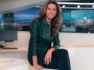 Anne-Claire Coudray au JT de TF1