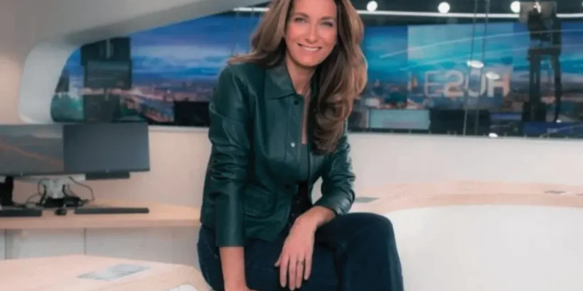 Anne-Claire Coudray au JT de TF1