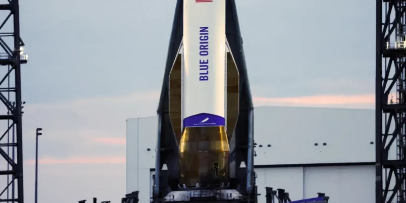 Explosion de la fusée New Glenn de Blue Origin à Cap Canaveral lors d’un test moteur nocturne.