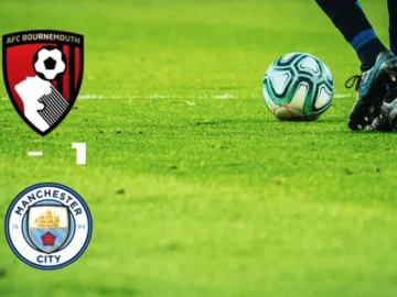 Haaland égalise à la 90+5’ contre Bournemouth.