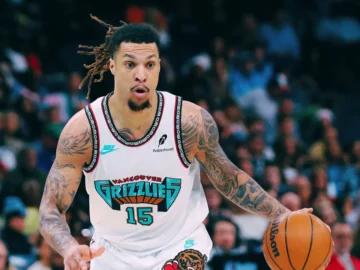 Brandon Clarke sous le maillot des Memphis Grizzlies avant son décès à 29 ans