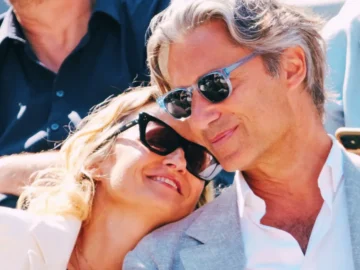 Caroline Roux et Laurent Solly, couple discret et médiatique.