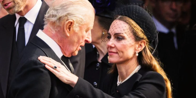 Catherine Middleton lors d’un événement royal après la polémique autour du prince Harry.