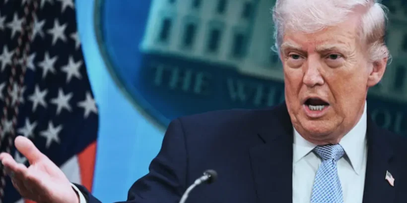 Donald Trump lors d’une déclaration sur l’Iran
