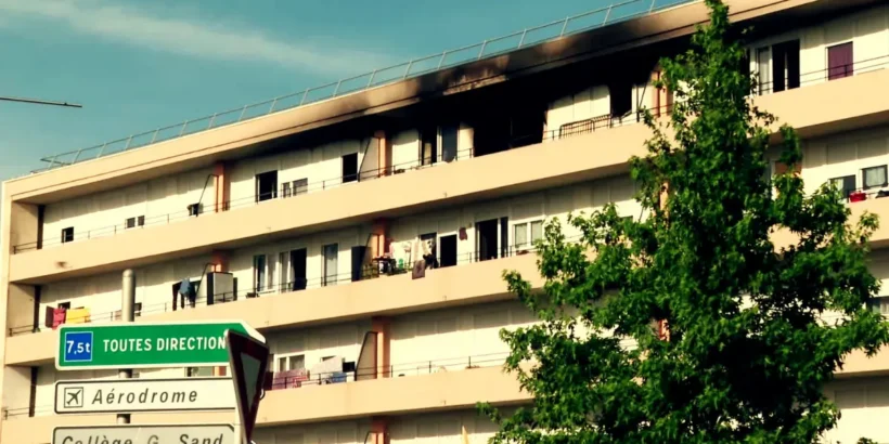 Feu appartement Châtellerault dans le quartier Ozon