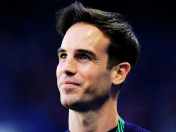 Inigo Pérez sur le banc du Rayo Vallecano à Vallecas.