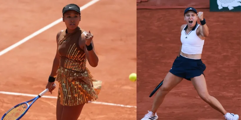Iva Jovic lors de son match face à Naomi Osaka à Roland-Garros 2026