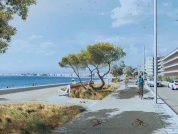 Bagarre sur le remblai de La Baule-Escoublac en présence des forces de l’ordre.