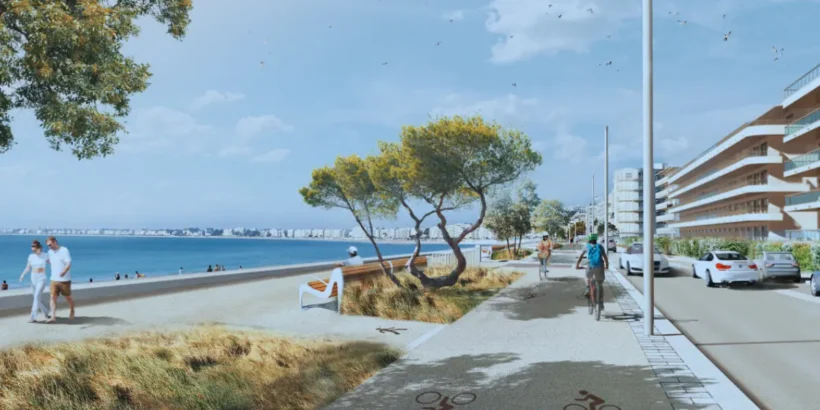 Bagarre sur le remblai de La Baule-Escoublac en présence des forces de l’ordre.