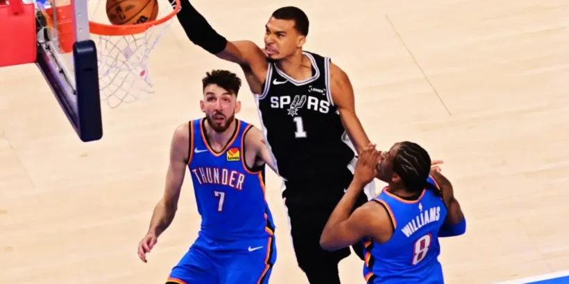 Playoff NBA : Thunder égalisent la série à 1-1 face aux Spurs