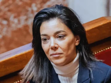Sophia Chikirou lors de son procès au tribunal correctionnel de Paris.