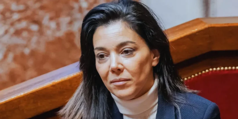 Sophia Chikirou lors de son procès au tribunal correctionnel de Paris.