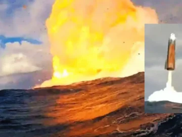 Explosion de Starship après son amerrissage dans l’océan Indien.