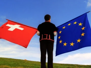Travailleurs frontaliers entre la France et la Suisse.
