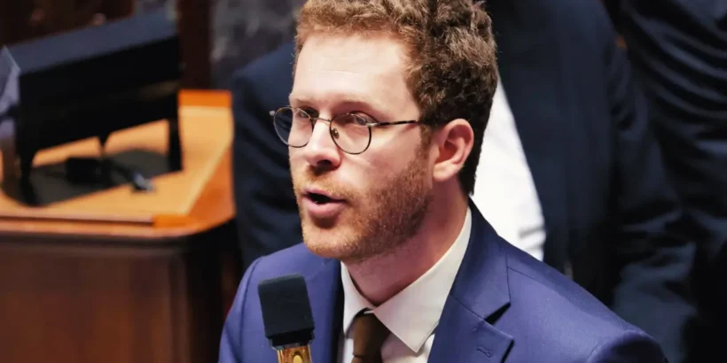 David Amiel lors d’une intervention sur les finances publiques françaises.