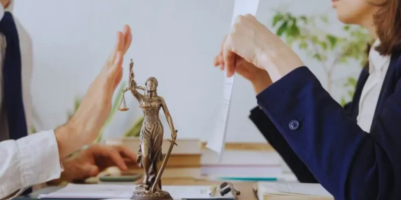 Employée espagnole quittant son lieu de travail après l’annonce de son licenciement
