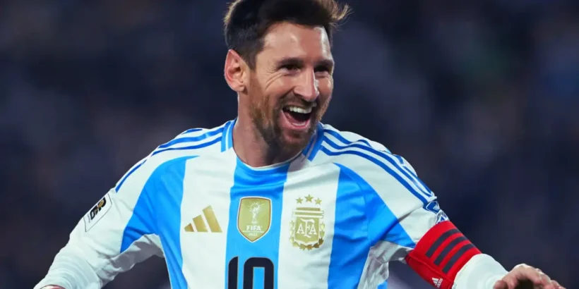 Lionel Messi sous le maillot de l’Argentine lors d’un match international décisif