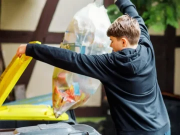 Amende de 450 euros liée au tri des déchets et aux nouvelles règles de collecte en France.