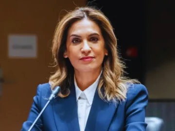 Sonia Mabrouk lors d’un événement médiatique