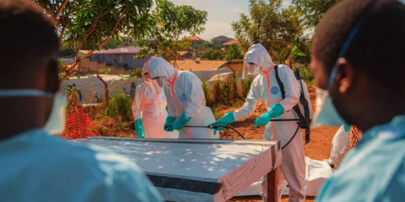 Personnel médical mobilisé face à Ebola dans l’est de la RDC