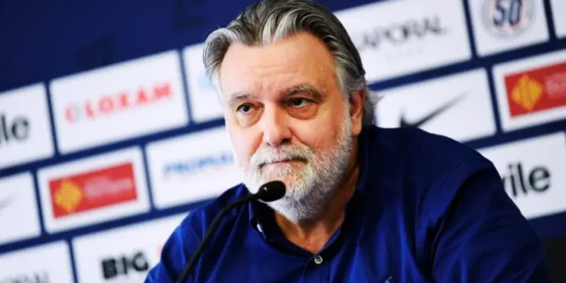 Les dirigeants du MHSC lors d’une annonce sur l’avenir du club.