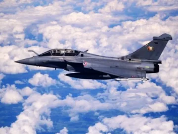 Rafale en mission d’interception d’un aéronef