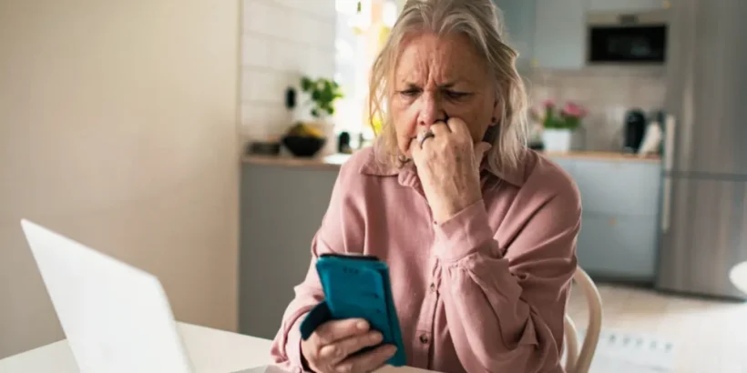 Retraités Agirc-Arrco vérifiant leurs documents de pension après suspensions à tort