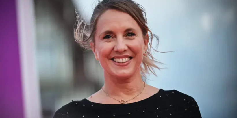 Andréa Bescond au rassemblement en hommage à Lyhanna