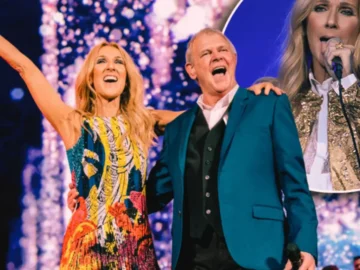 Céline Dion lors d’un événement international dédié à la musique