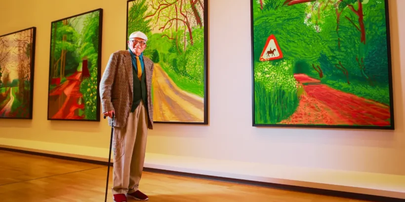 David Hockney, artiste britannique dont l’œuvre a profondément marqué l’art contemporain