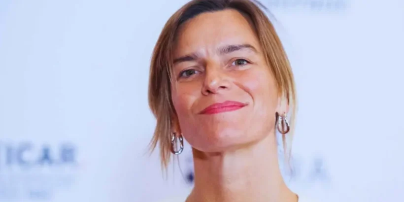 Fauve Hautot enceinte lors d’une performance de danse avec son compagnon Romain Guillermic.