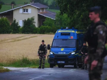 Vue générale d’un site agricole à proximité de Puycasquier dans le cadre de l’affaire Lyhanna.