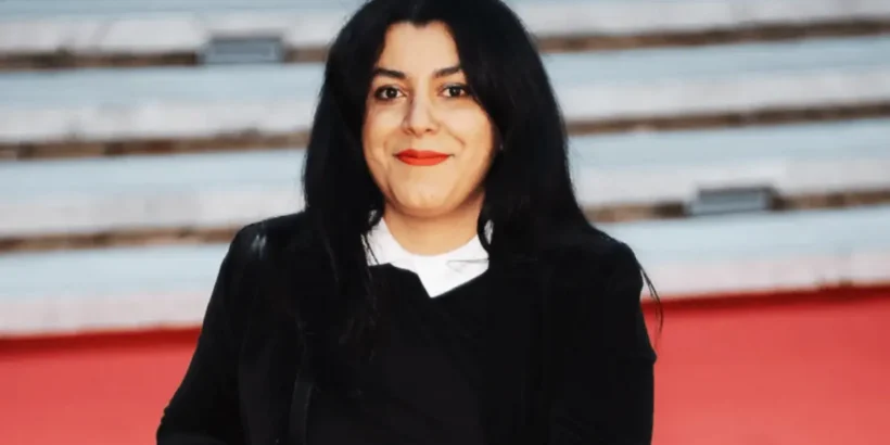 Portrait de Marjane Satrapi lors d’un événement consacré à son parcours artistique