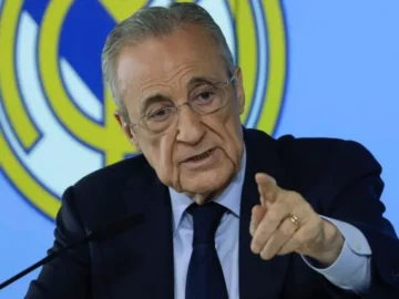 Florentino Pérez au cœur du Santiago Bernabéu après sa réélection