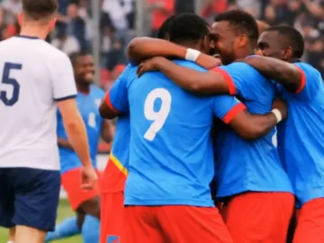 Les joueurs de la RD Congo face à l’Angleterre en Coupe du monde 2026