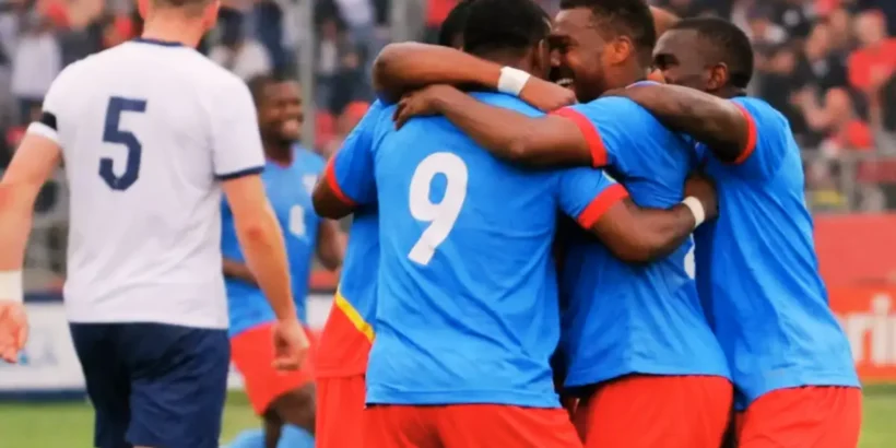 Les joueurs de la RD Congo face à l’Angleterre en Coupe du monde 2026